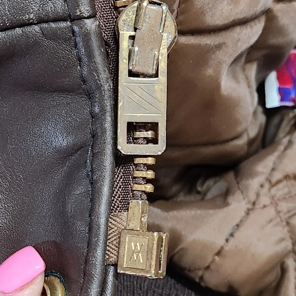 VTG Late ’70s Schott I.S. 674.M.S Heavyweight Leather Flight Jacket  Size 44 - Picture 8 of 16